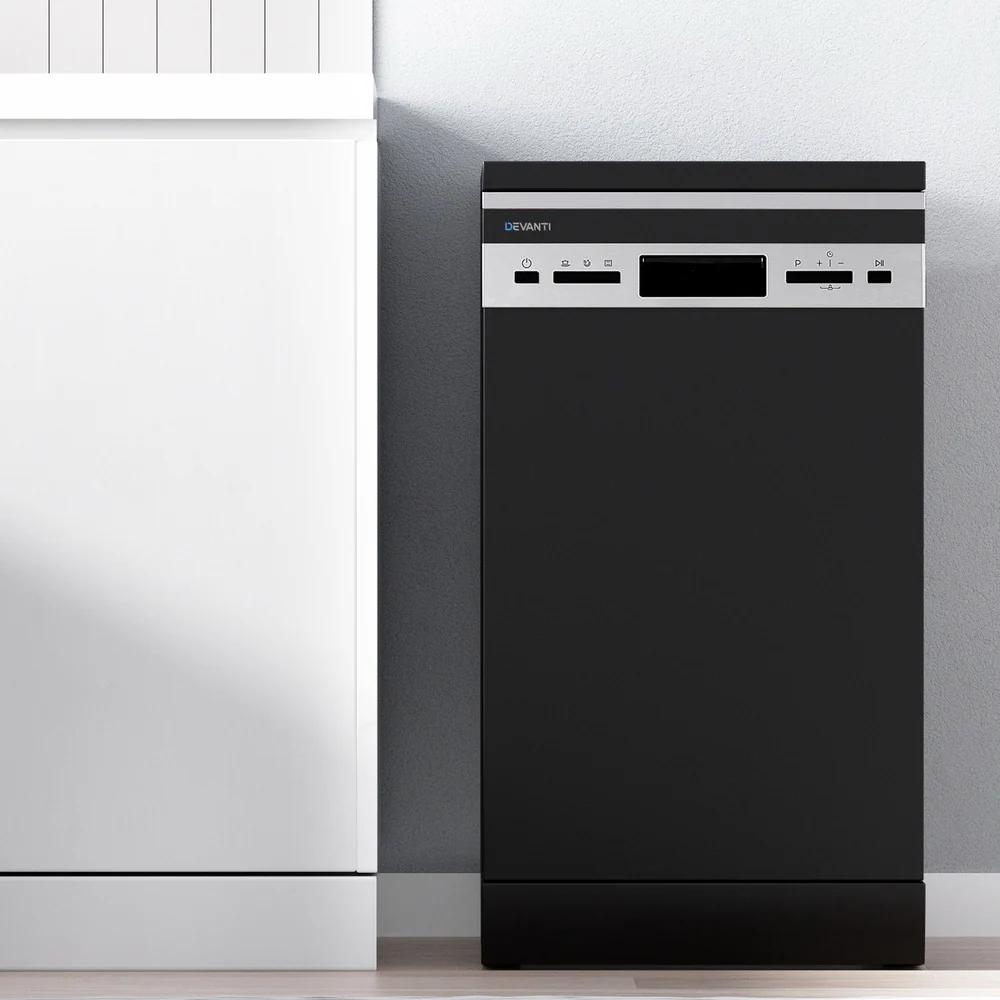 6f6ebafa23102b019a833ccad5fd113721bd4baf4233dce92bcd95d29355d45b Devanti 10 Place Settings Freestanding Dishwasher Black