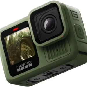 Black - Waterproof Action Camera with 5.3K60 Video, 27MP Photo + Compatability with HB-Series Lenses(H13 in Forest Green)