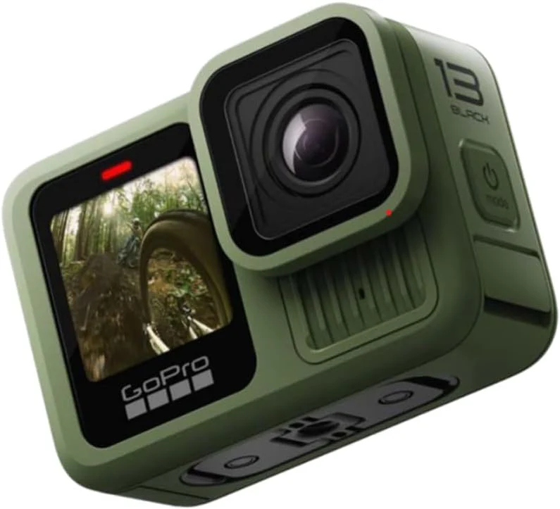 702ad6220cd38111f69ce4a6d2b6dd10ad777cd0879249f06761f88960a23c03 Black - Waterproof Action Camera with 5.3K60 Video, 27MP Photo + Compatability with HB-Series Lenses(H13 in Forest Green)
