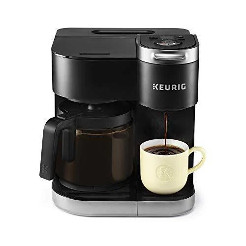 7098b675ae5f56121257931d4703319b907401b0aca119154697f07c8de28093 Keurig K-Duo Coffee Maker, Single Serve and 12-Cup Carafe Drip Coffee Brewer, Compatible with K-Cup Pods and Ground Coffee, Black