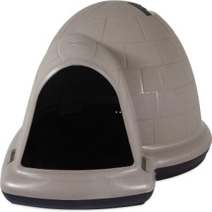 2025 Petmate Indigo Dog House (Igloo Dog House, Made in USA with 90% Recycled Materials, All-Weather Protection Pet Shelter) for XL Dogs -90 to 125 pounds, Made in USA(Medium)