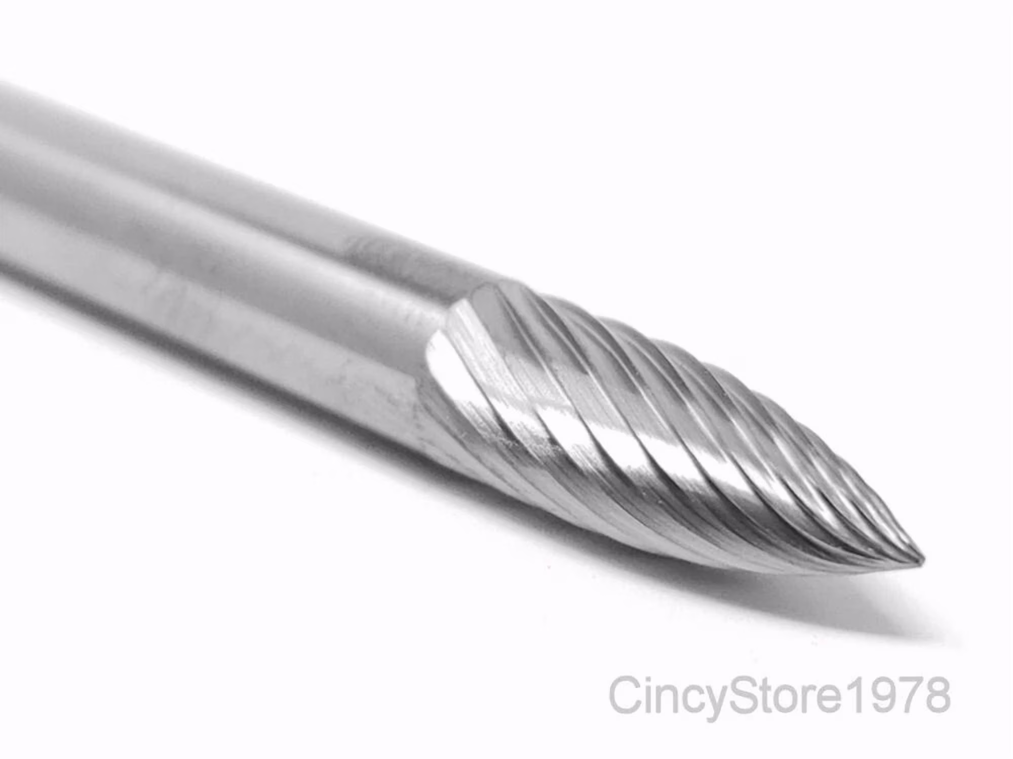 KLYNE - Sg1S Tree Shape 1/4" Carbide Burr Bur Tool Die Grinder Bit 1/4" Shank New