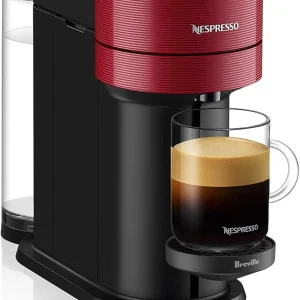 Nespresso Vertuo Next Coffee and Espresso Maker by Breville, with Aeroccino Milk Frother(Machine + Frother/Gray)