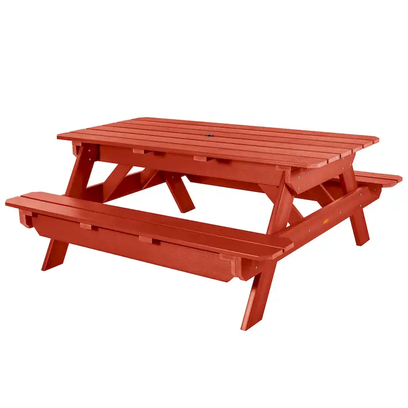 72f44ac36aae6648a8da1d5bf74d3853a4cedf6ded64b36d7c2d6923a4a13034 HIGHWOOD Eco-friendly Picnic Table(Saddle)