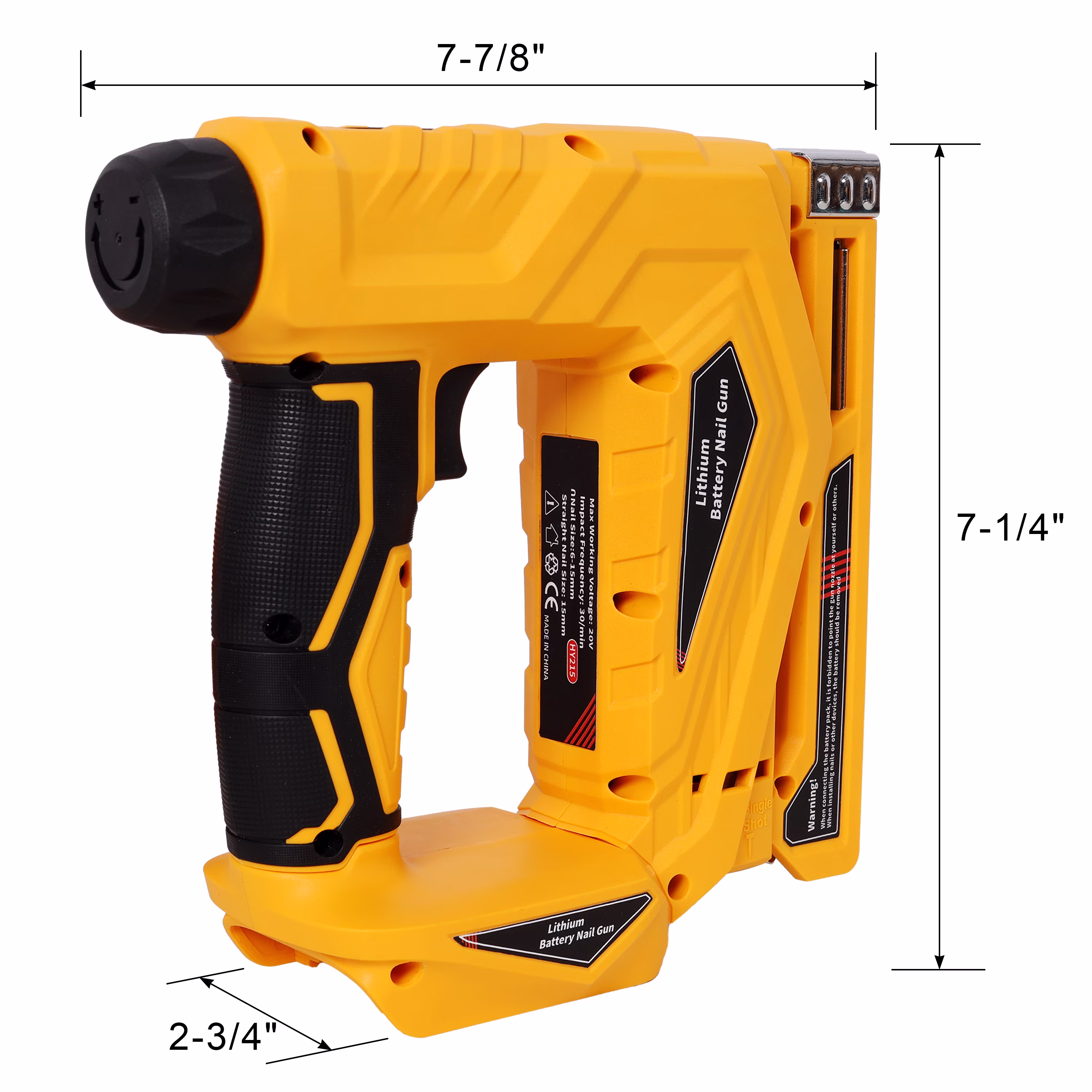 Dewalt 20V Cordless 2-in-1 Brad Nailer & Stapler with Safety Lock
