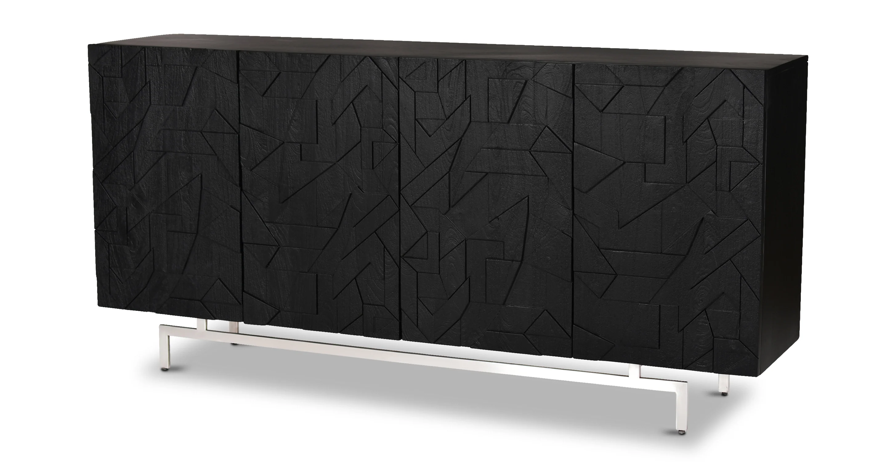 75a10fff1d48fce0ba8123ee6052599f5e8b4b443d2af14e886cf3e536db96b3 Geo Sideboard(Black)