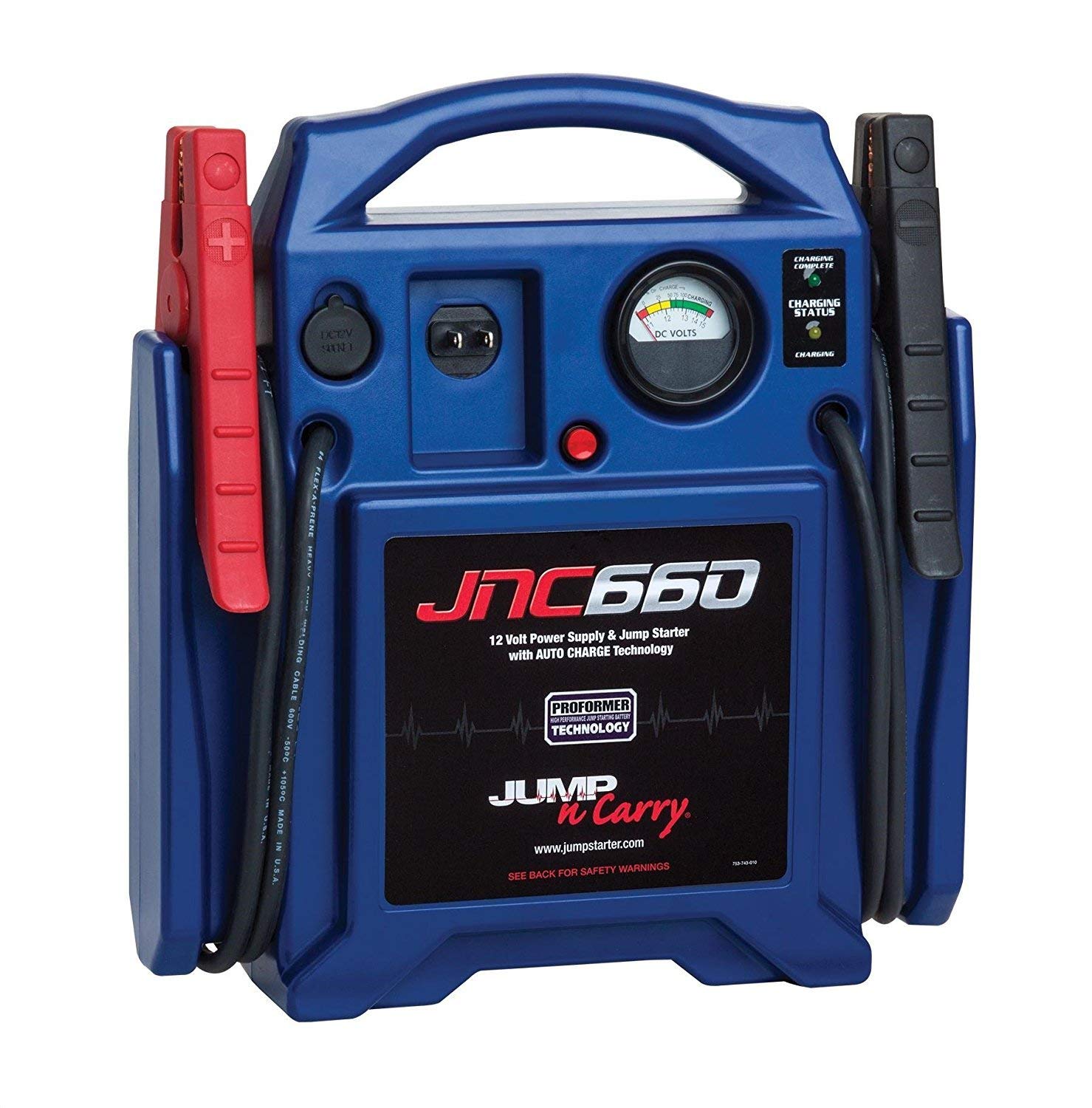 75b239e2754620212386ace07e6f6b0139cf245f1bb2e3d13a8791f8f057db1e 2025 Clore Automotive Jump-N-Carry JNC660 1700 Peak Amp 12V Jump Starter