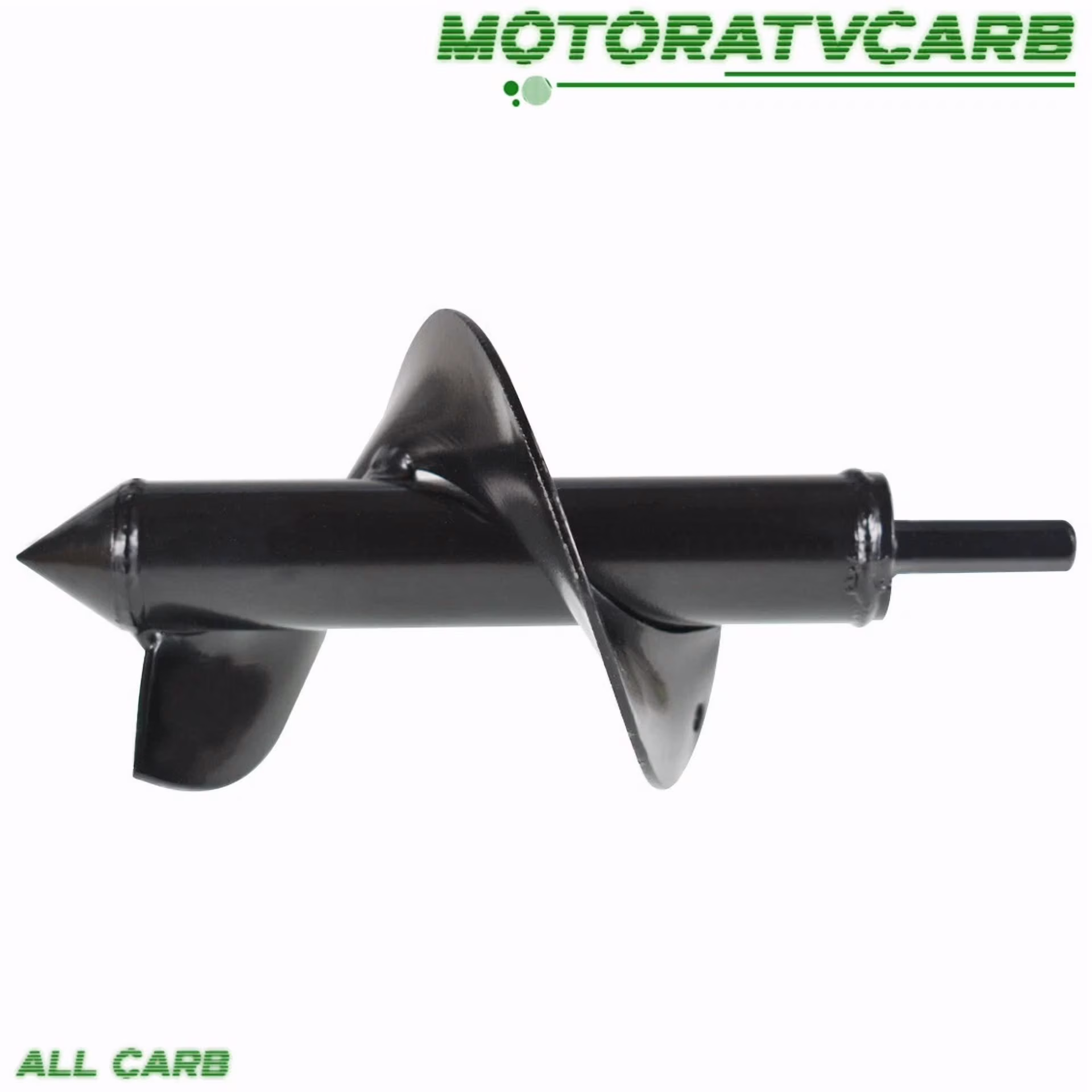 PURELY- All-Carb 3In × 7In Auger Drill Bit Garden Plant Flower Bulb Rapid Planter Spiral