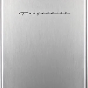 Frigidaire Upright Freezer, 6.5 cu. ft., Deep Freeze, Vinyl Coated Metal with Wire Shelving, Compact for Kitchen, RV, Dorm, Cabin, and Trailer, Platinum Design Series, Silver - 21D x 23W x 56H(1.1 cu ft/Freezer)