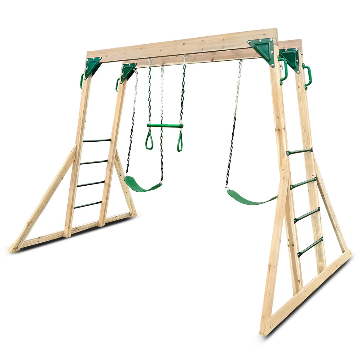 760e35e0541064d93d1e42ca6a28f2fb002c0595314fa6ca4949b1faa35bad62 Lifespan Kids Daintree 2-in-1 Monkey Bars Swing Set