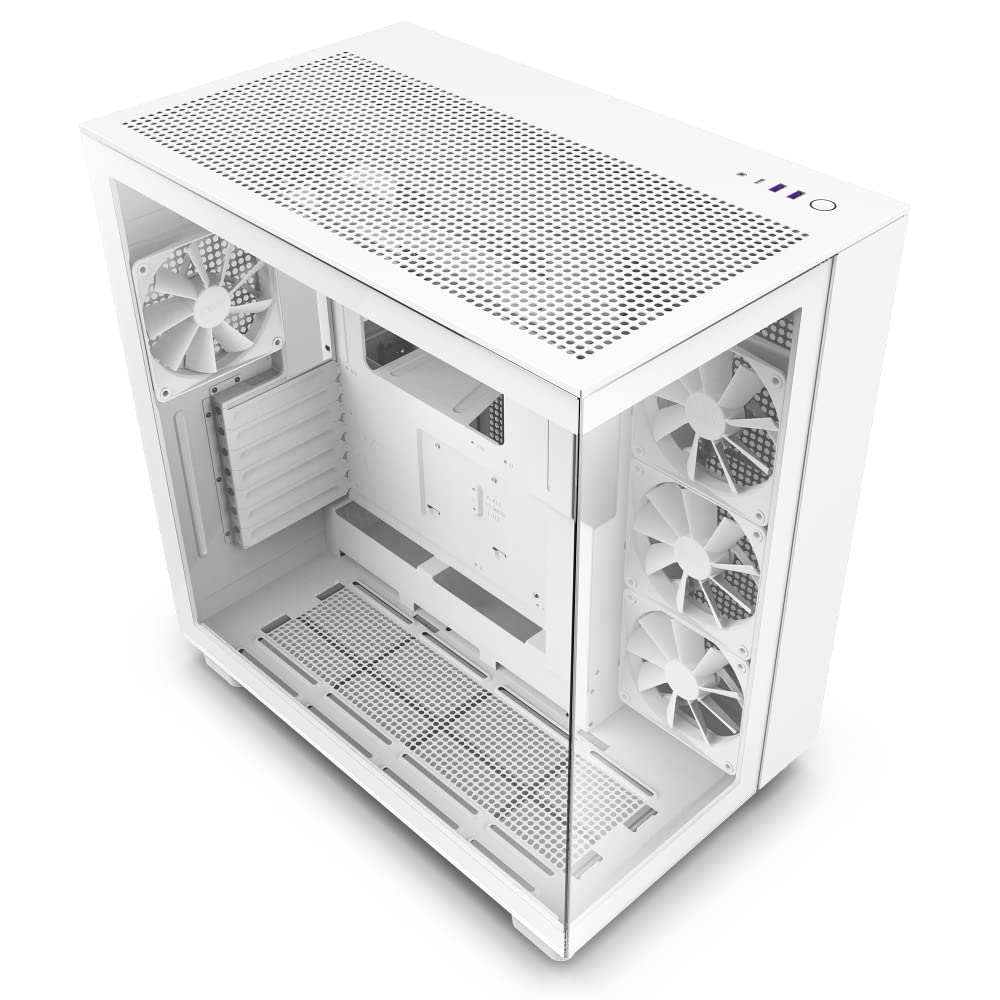 77d892ba2d062b420b1f21450d18d6c7e1780159e775fcc0709730529f337bf8 H9 Flow Dual-Chamber ATX Mid-Tower PC Gaming Case