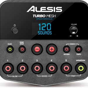Alesis Turbo Mesh Kit - Electric Drum Set with Over 100 Sounds Mesh Drum Pad(Drums Only)