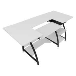 Comet Plus Sewing Desk with or without Grids on Top for Cutting(Solid White Top)