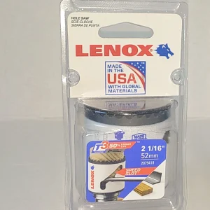 KLYNE - Lenox 2-1/16 Speed Slot Bi-Metal Hole Saw 2074918 Brand New