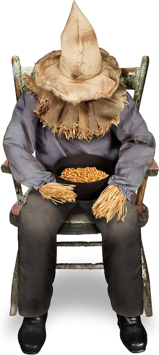7a2da70f3861239f3a2424bfa015a62fbd9415dfd230fbe6ae9a85bca6317421 Spiritual Halloween Sitting Scarecrow 4.5ft
