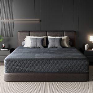 SweDrea Plush Hybrid Memory Foam 8/12 in.Cooling Breathable Mattress with CertiPUR-US, SGS and OEKO-TEX(Twin XL)