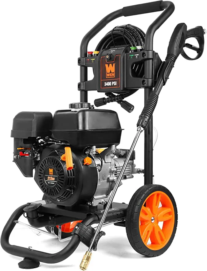 7a65110b327829d561632ac305308e55b032169c13cf1cd8002e857e8f317a5c Gas Pressure Washer, 3400 PSI, 2.7 GPM, 212cc Engine
