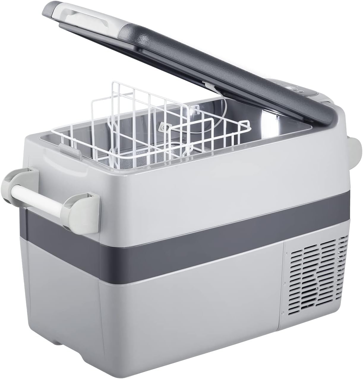 7aa48d1d8c0fbdc31643a8de775885fb3af57ca0c39ebbe7996e4786e20d79eb AJ30 Portable RefrigeratorPortable Freezer32 Quart(30L) Electric CoolerCar Refrigerator12/24V DC Cable 110/240V ACCar Fridge for CampingTruckRVTravelFishing3-YEAR Warranty(40L/ONESIZE)