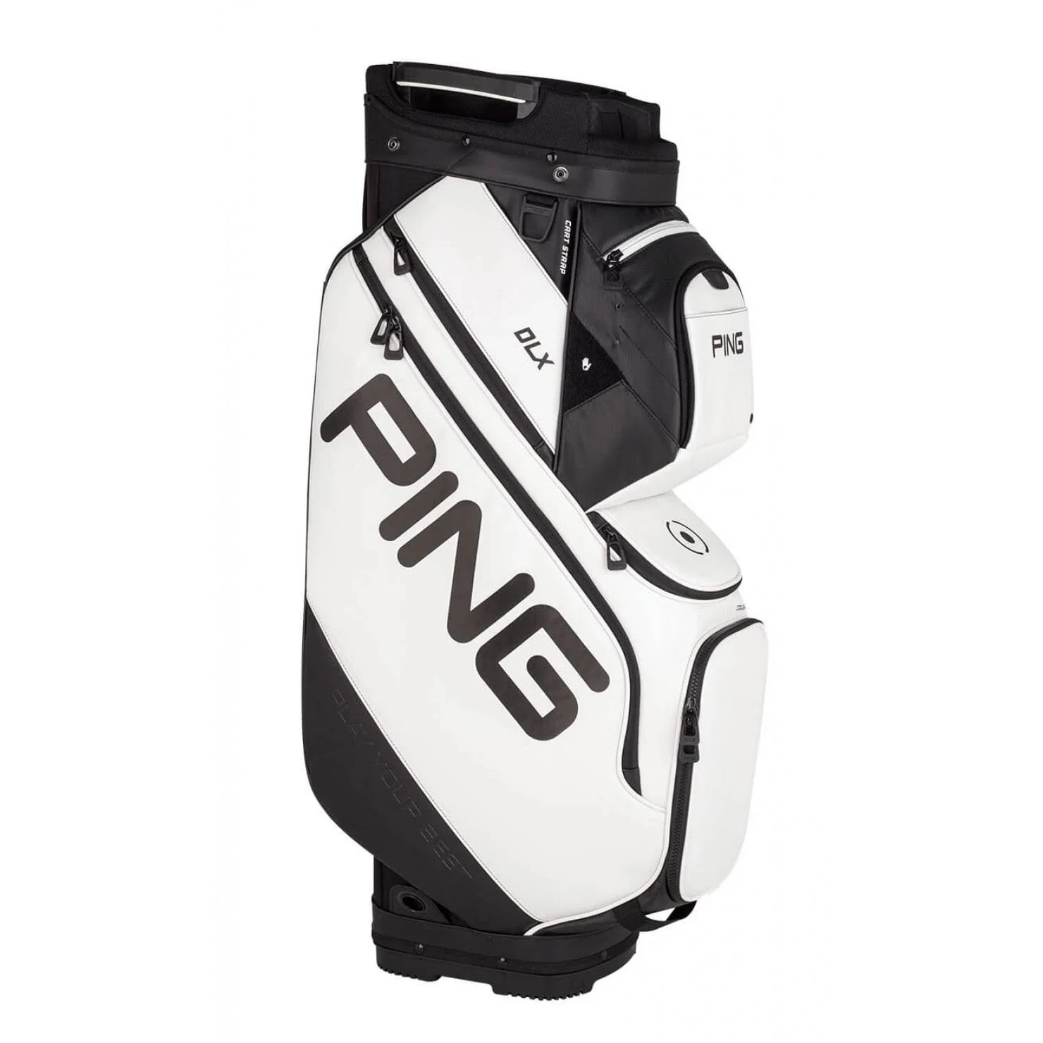 7ab94dc7431bcaa09b9939731440408dfc97dfa443eac96be1b0c0909b88f144 2025 DLX Cart Bag (White)(White/Black)
