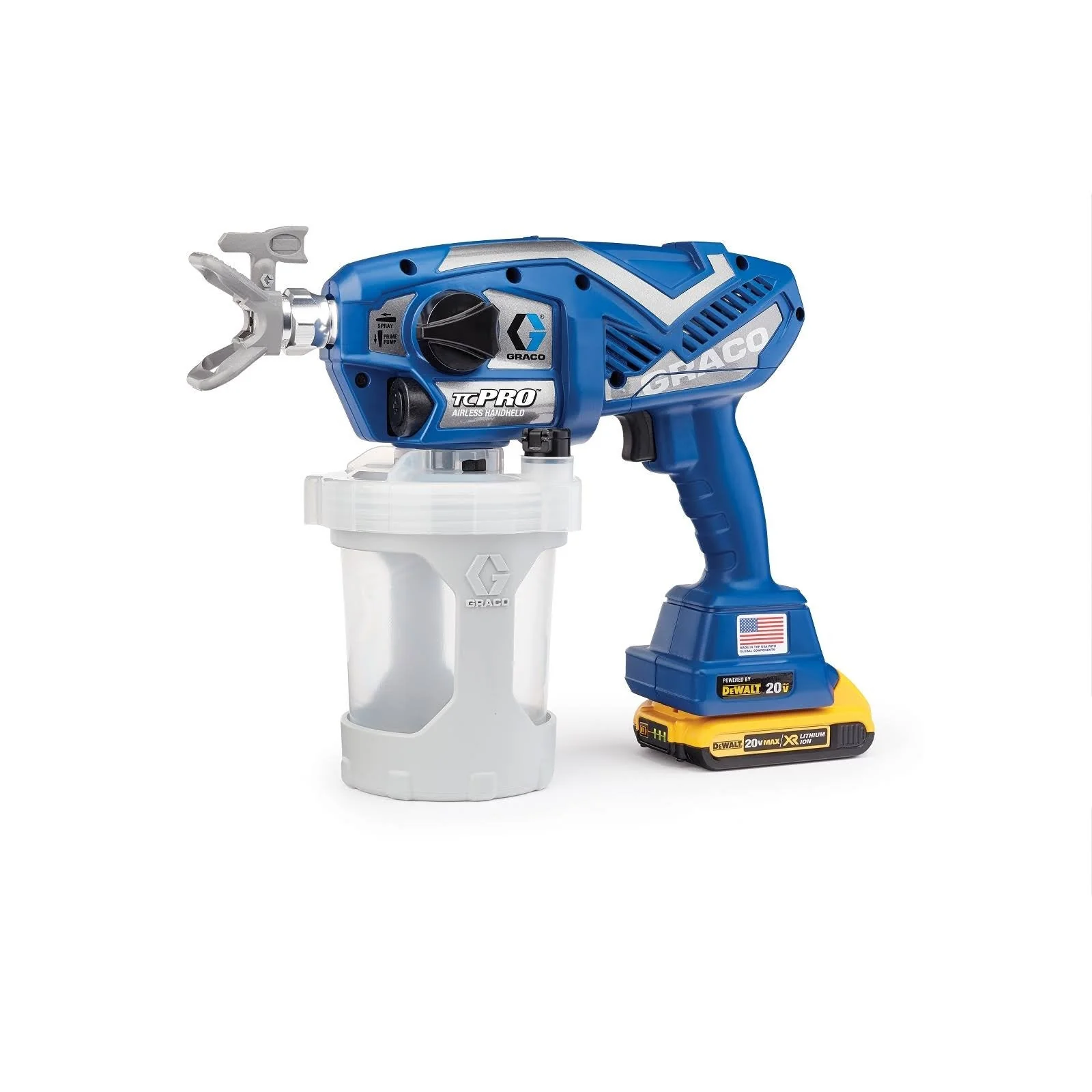 7afb724920ce06fbfc86eed7a48bb2e90d2eb8294c7ac42b35edba0760b11d8a Graco TC Pro Cordless Handheld Airless Paint Sprayer 17n166