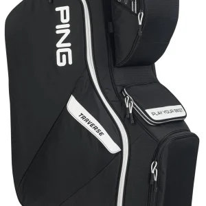 Ping Traverse Cart Bag - Black White(Black/White)