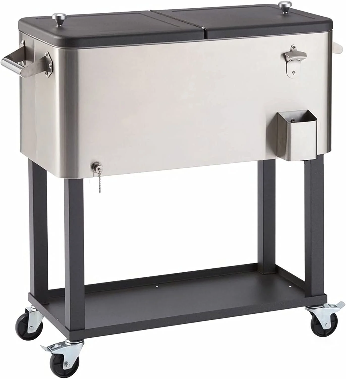 7c3e2cf382308304665c3aaa6305f6e888f4a415e619001fc7279be6ff7e900f Stainless Steel Cooler with Cover (100 Quart)