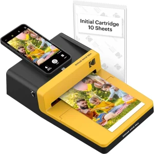KODAK Dock ERA Plus 4PASS Instant Photo Printer 4x6(Printer + 10 Sheets)
