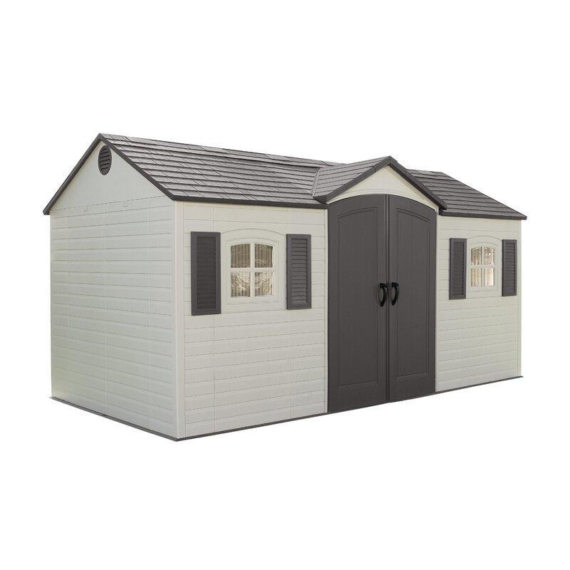 7ef716fff0685faf5c539e22d39a2b37c50e956d554a2291e5cee8619a2410bf 2025 Side Entry 15 ft. W x 8 ft. D Plastic Storage Shed
