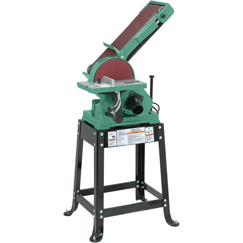821a9876f4a4fe5feb71f22dd78c9e3855c82675f5989c2275becb3d53b6f48e Industrial 6 in. x 48 in. Belt 9 in. Disc Z Series Combination Sander G1014Z