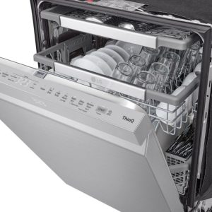 2025 24¡ä¡ä Top Control Smart Built-In Stainless Steel Tub Dishwasher with 3rd Rack, QuadWash Pro and 42dba ¨C Stainless Steel