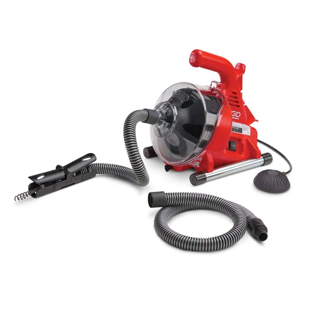 830f62db445c45b56002ecf65e443ab84bed984802ecba1de9def74147d859a5 RIDGID PowerClear 120-Volt Drain Cleaning Snake Auger Machine for Heavy Duty Pipe Cleaning for Tubs, Showers, and Sinks 55808