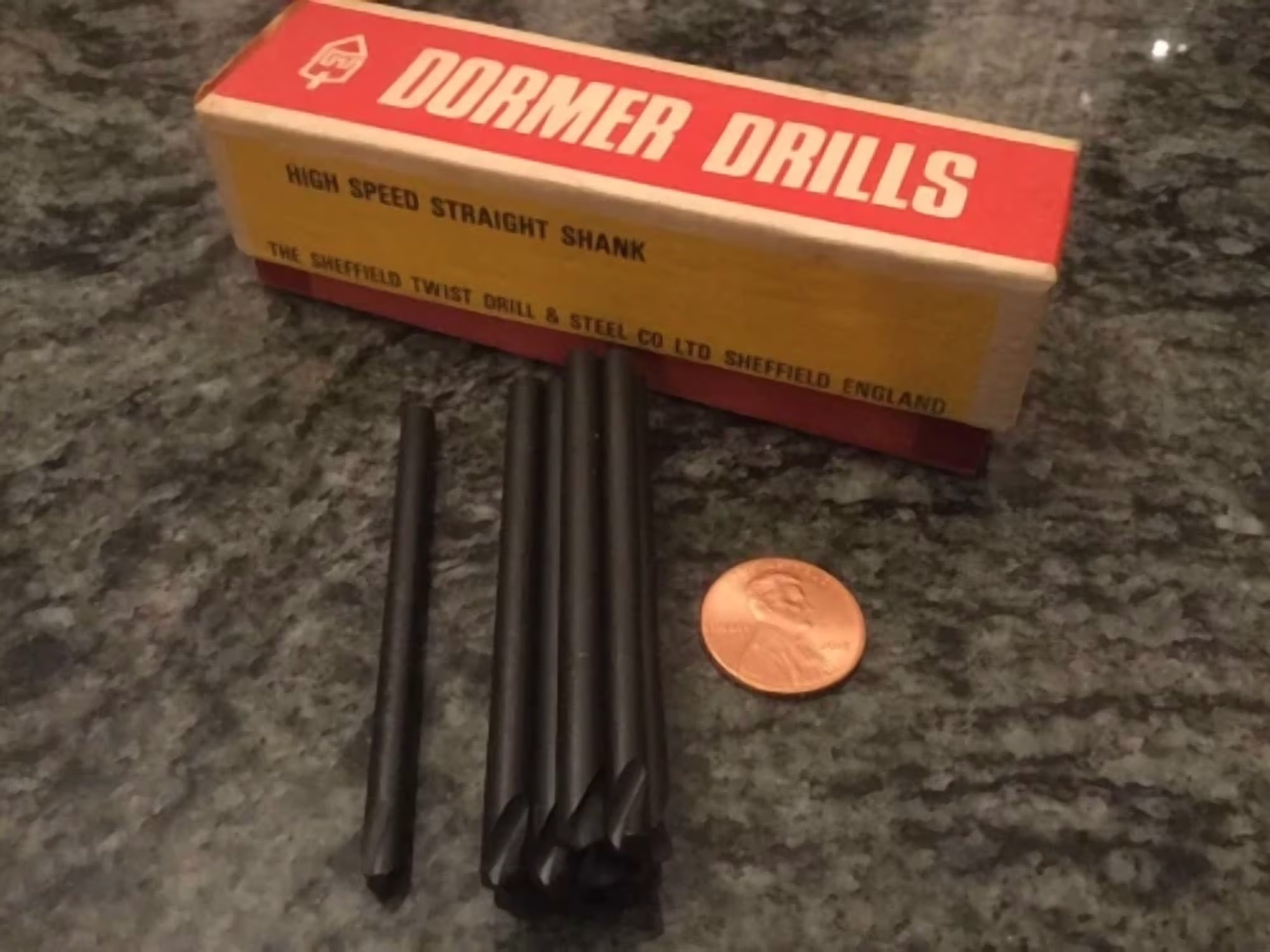 KNACK - 12 Dormer England Special Short Flute 11/64 Stub 1/4 Flute X 2 1/2 Long Drill