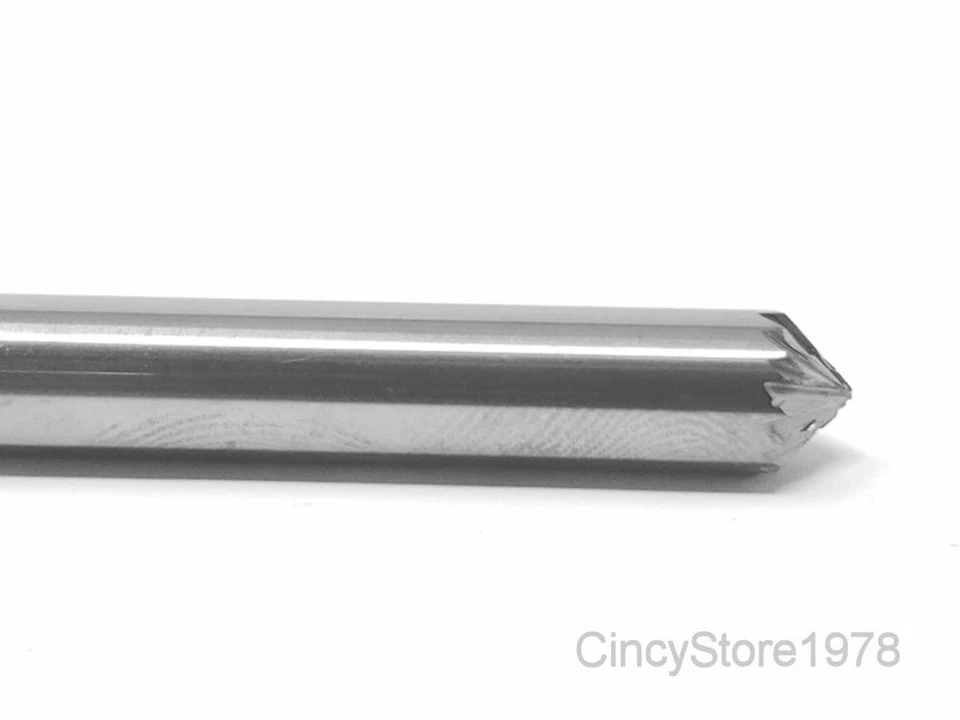 833ebe8fbe6bbd64f2a14ee04cb6fa2795d5edf2bba3dd05cd8b1916eb0c5391 KLYNE - Sk1D Cone 90 Degree Carbide Burr Bur Tool Die Grinder Bit 1/4" Countersink