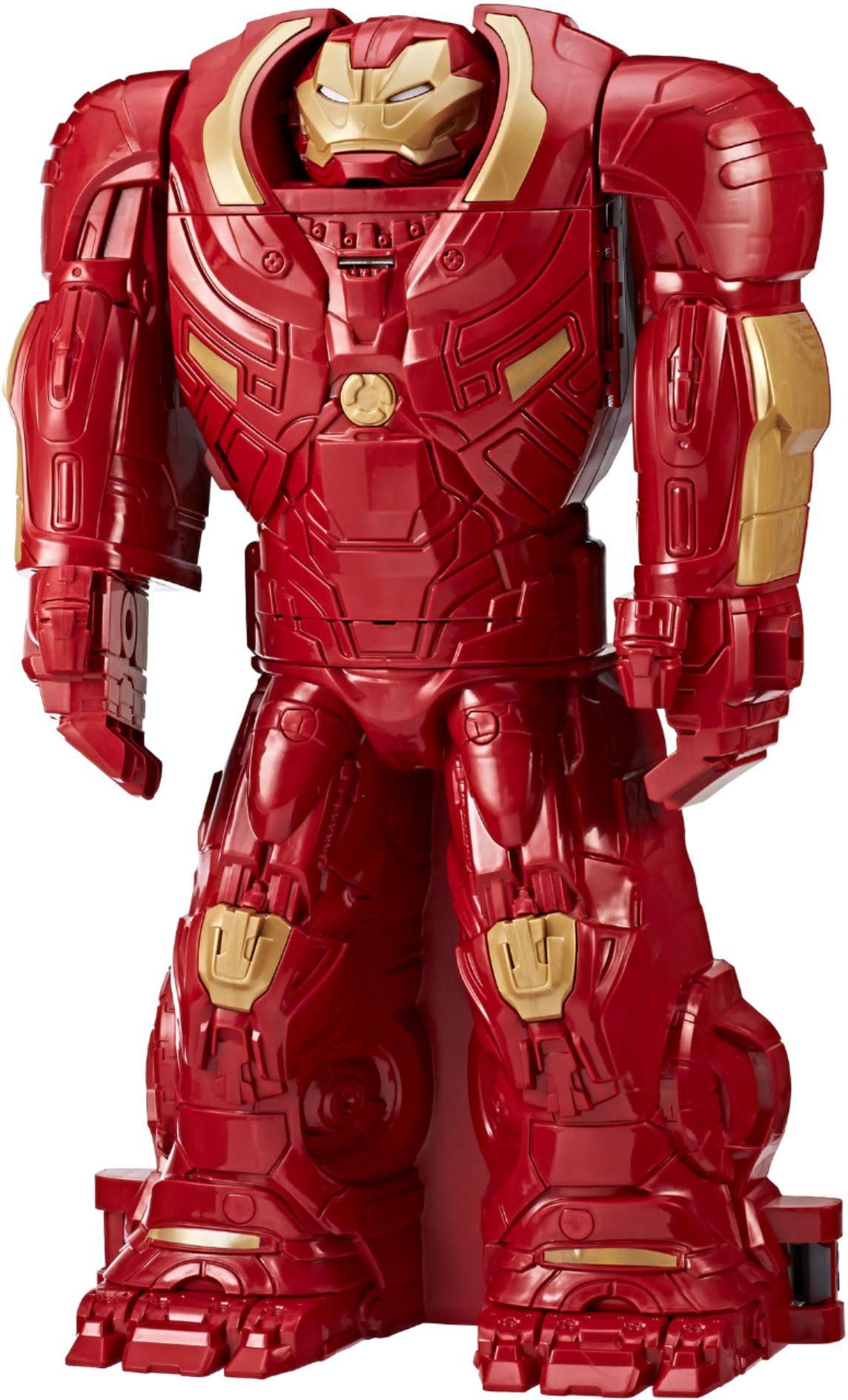 863355794fa4dc76e17cf501669be39cd3f63170cd8a158181f8ac19a075e076 Hasbro Marvel Avengers Infinity War Hulkbuster Ultimate Figure HQ Playset with Target Tower Roto-Blade Launcher