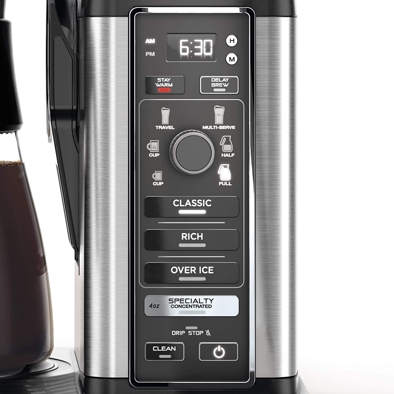 86fbfd651f3843f33cd2738026ad4a033a9b460617d9337b49621a48db42e568 Ninja Specialty Coffee Maker With 50 Oz. Glass Carafe, Black And Stainless Steel Finish