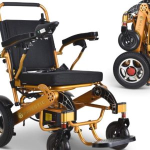 2020 Model Wide Seats Fold  Travel Lightweight Wheelchair Motor Motorized Wheelchairs Electric Silla De Ruedas Power Wheelchair Power Scooter Aviation Travel Safe Heavy Duty Mobility Aids Chair(Default Title)