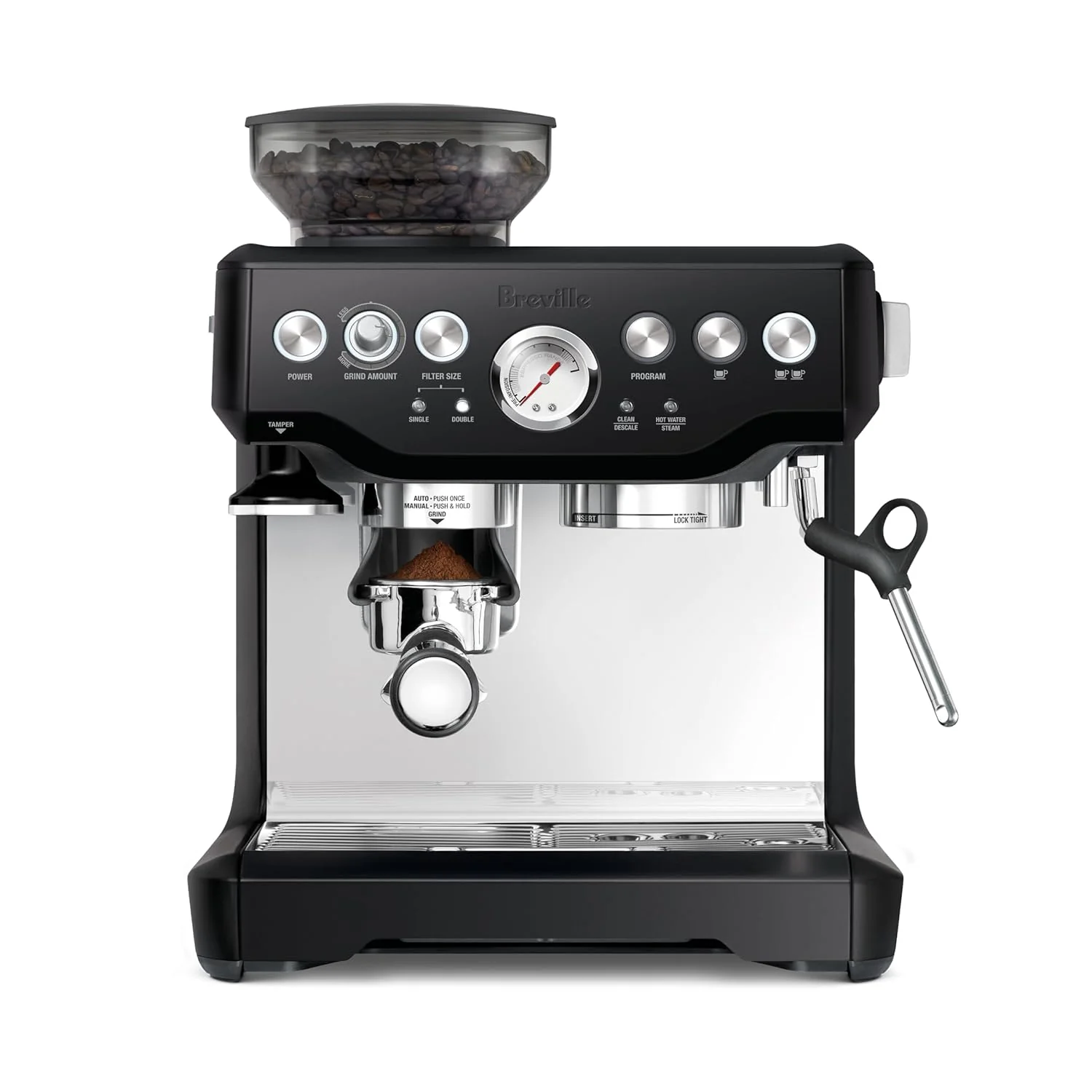 88e2d452828349bdc80baf15284797a49627a2316c2d05dabcfdd0975dc95b79 Breville Barista Express Espresso Machine BES870XL, Brushed Stainless Steel(Black Truffle)
