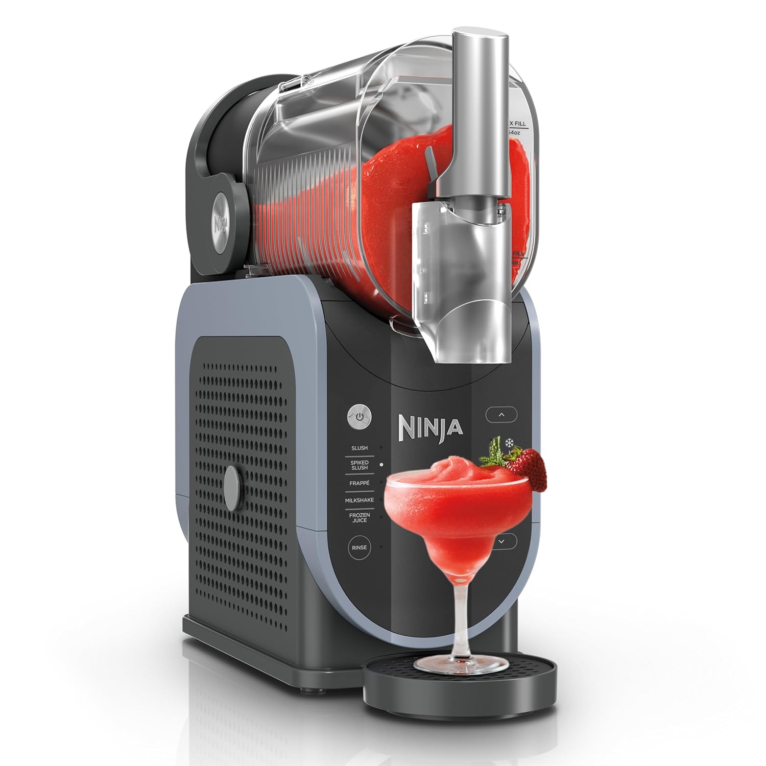 8c54d0b78821e107e965c6fd142ef74eab6e9efab3ce11e2021ef2f634c1690d 2025 88 oz. Frozen Drink Slushie Machine, 5 Preset Programs, Margaritas, Frapp¨¦s, and More, Premium Accents, Black, FS301(Black)