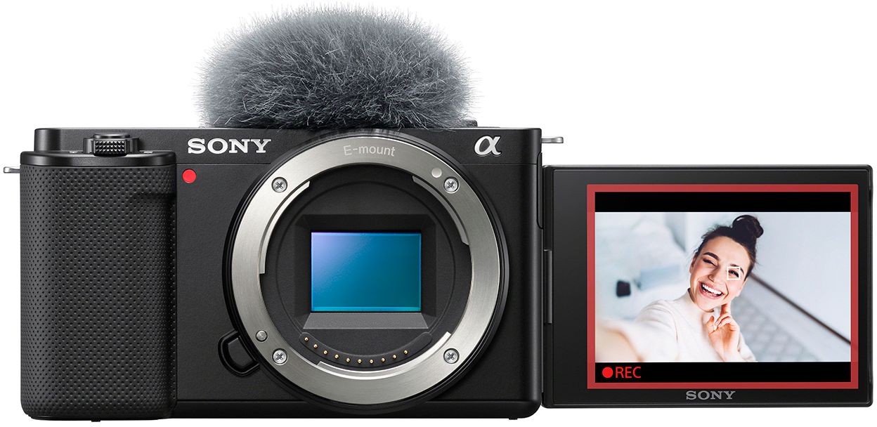 8d116b8e640439e819b288bed69bded5f690bde0c6fcdbef0df954d56d343bcf Sony - Alpha ZV-E10 Mirrorless Vlog Camera - Body Only - Black(ZVE10 Body Only/Black)