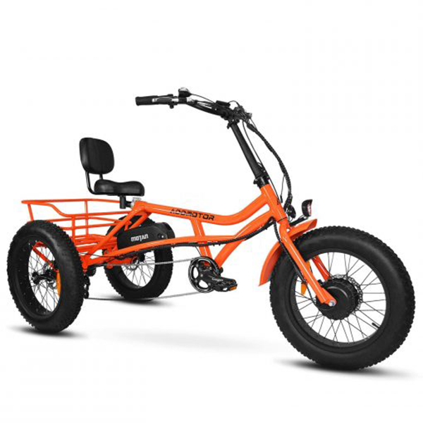 8dc014ad8da76befb265ae7bdd7e4601bcf8cc66a544424b2fb3d98881fb7d34 Addmotor Motan Electric Tricycle Adult, 750W 48V 17.5Ah Removable Battery, 20 Inch Fat Tire 3 Wheel Fat Tire Electric Bike, M-360 Electric Tricycle 350 lbs Carry Back Basket and Bag