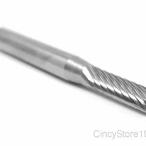 KLYNE - Sc14S Cylindrical Radius 3/16" Carbide Burr Bur Tool Die Grinder Bit 1/4" Shank