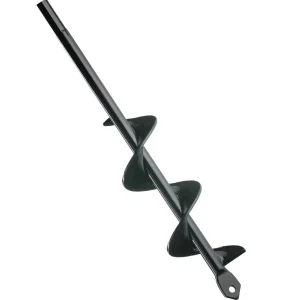 PURELY- 8.5"X1.5" Garden Auger Spiral Drill Bit For Digging Holes