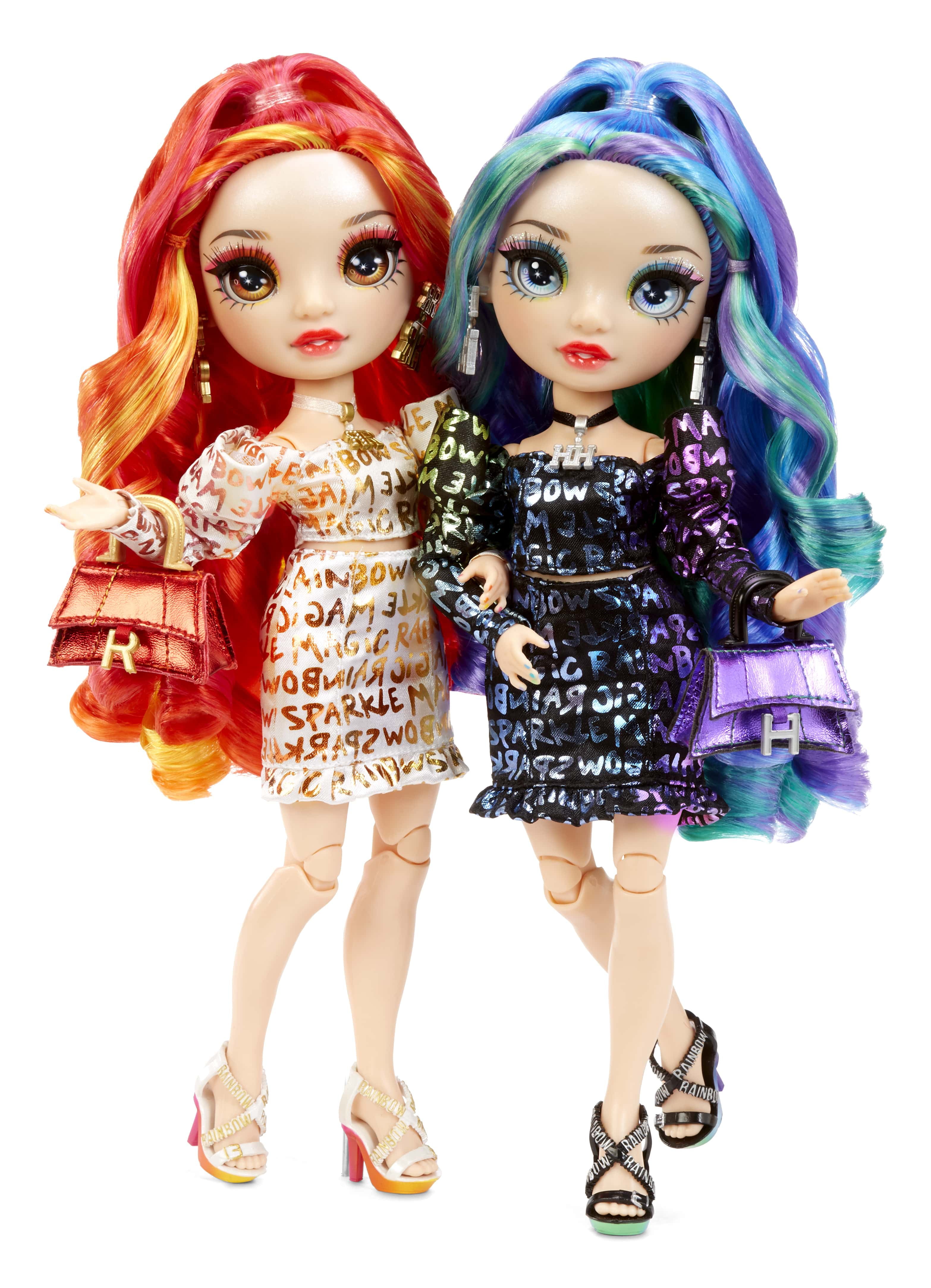92773d39d337e3cc410dabd67009149e70714dd85dbf6a1242bda240843a17ae Rainbow High, Special Edition Twin (2-Pack) Fashion Dolls, Laurel Holly De'Vious