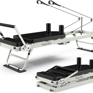Pro 75" Pilates Reformer Machine, Foldable Pilates Machine Equipment Up to 400LBS, Pilates Equipment for Home Workout
