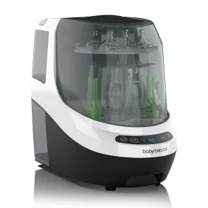 Bottle Washer Pro - Baby Bottle Washer, Sterilizer + Dryer - All in One Machine Cleans Bottles, Pump Parts,  Sippy Cups(White)