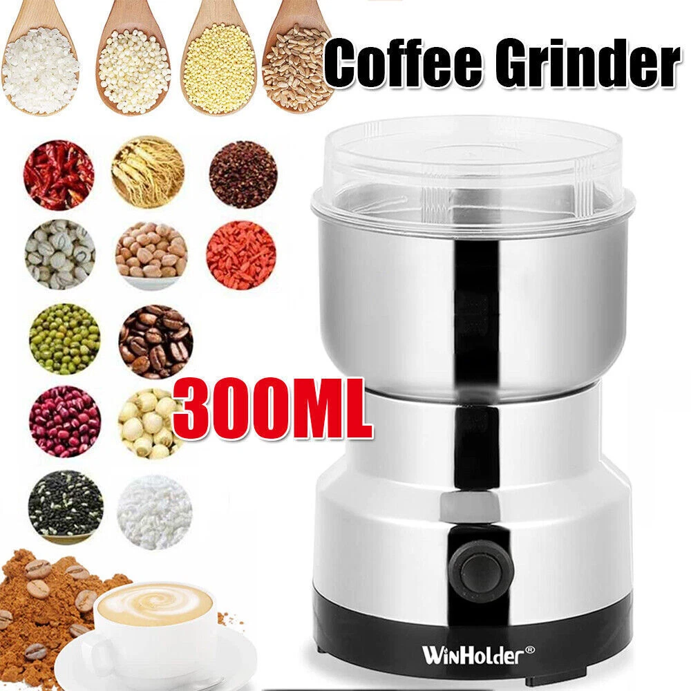 95a1dbe27afb455e6a1882548cedc5da36b9aa8e03d7154c26b420f8961ccfd6 KNACK - Electric Grinder Coffee Grinding Milling Bean Nut Spice Kitchen Blade Blender Us