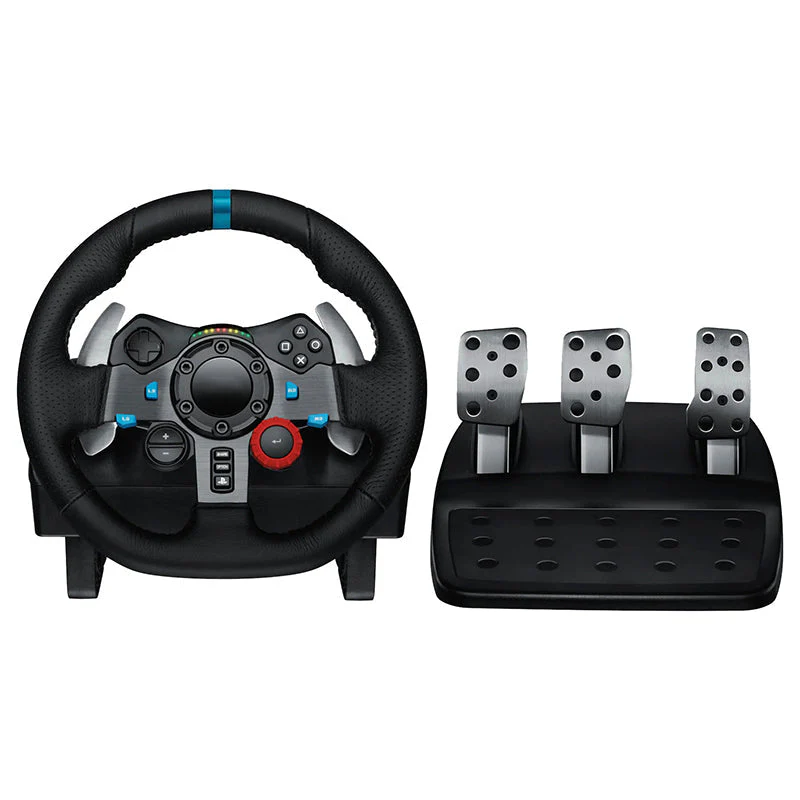 960e7604315fba79f47a076094c22fc2386f871f72b83f4a17b06a32a91d0987 G29 Driving Force Racing Wheel and Floor Pedals for PS5, PS4, PC, Mac ¨C Black
