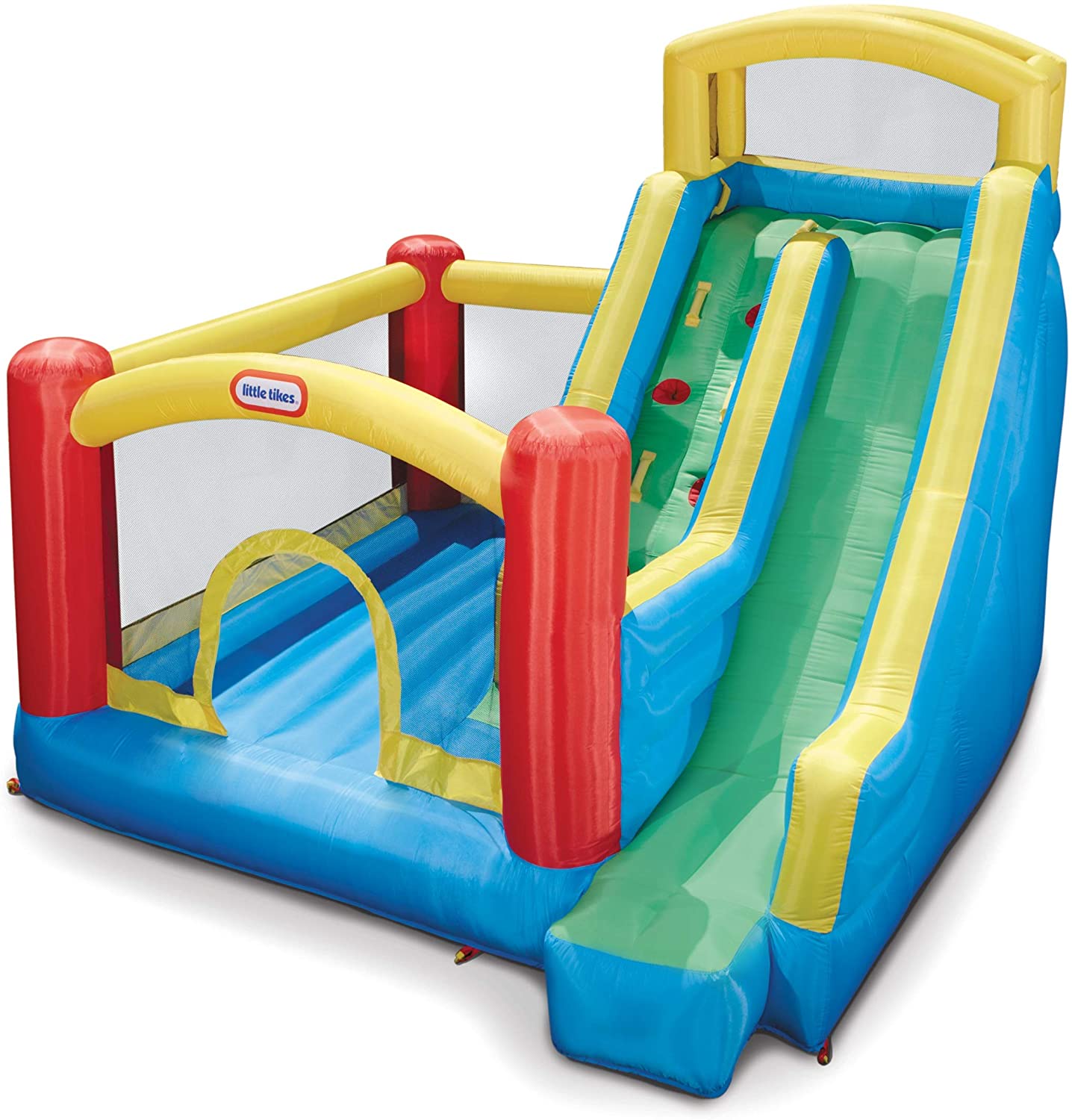 9620d11b629b09476fa3e81d8acbcd83f7cba14f8b6a22fd01a2e950d8a6da18 Little Tikes Giant Inflatable Slide Bouncer(Default Title)