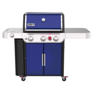 Genesis E-335 3 Burner Liquid Propane Grill Deep Ocean Blue