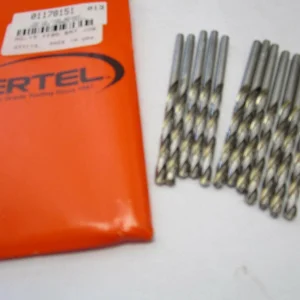 KLYNE - Lot Of 12 #15 High Speed Jobber Length Drill Bits 118 Degree Bright